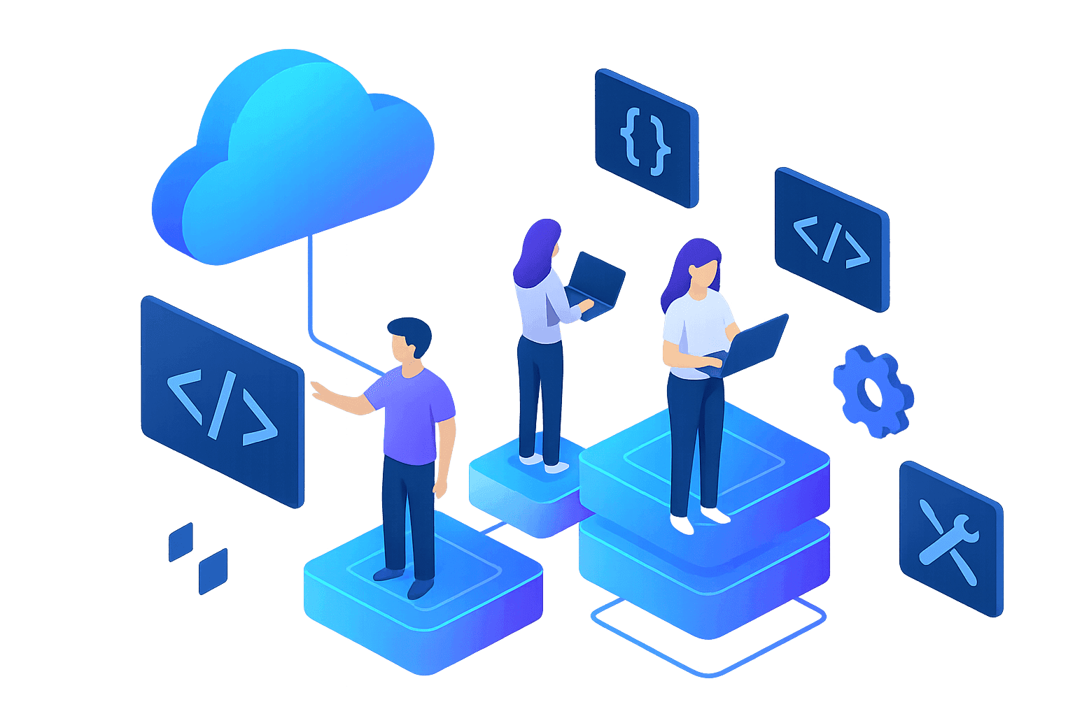 Cloud Technology Illustration